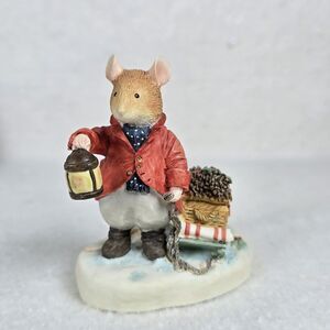 Villeroy & Boch Foxwood Tales Harvey Mouse Coming Home 1994 Figurine FT14